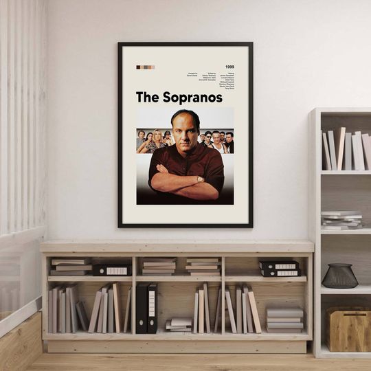 Discover The Sopranos Poster Vintage Sopranos Movie Poster