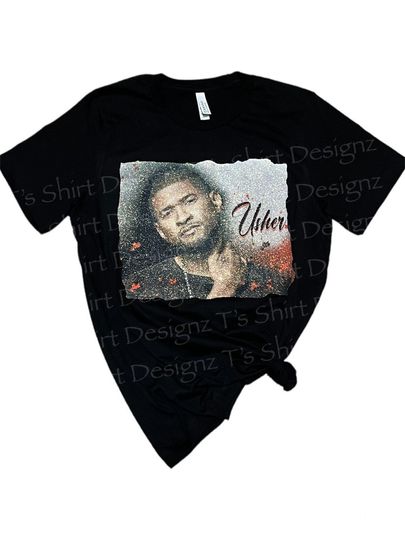 Discover Usher Glitter Tee