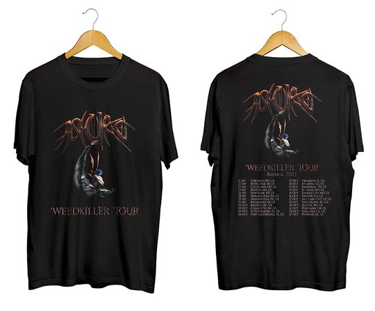 Discover Ashnikko Shirt Weedkiller North America Tour 2023 Shirts Ashnikko Tour 2023 T-shirt
