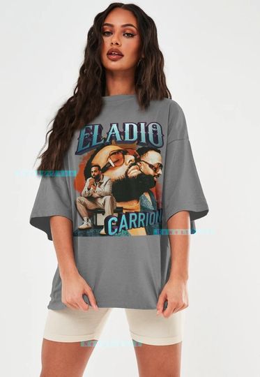 Discover Eladio Carrion T-shirt Puerto Rican Rapper Vintage Shirt