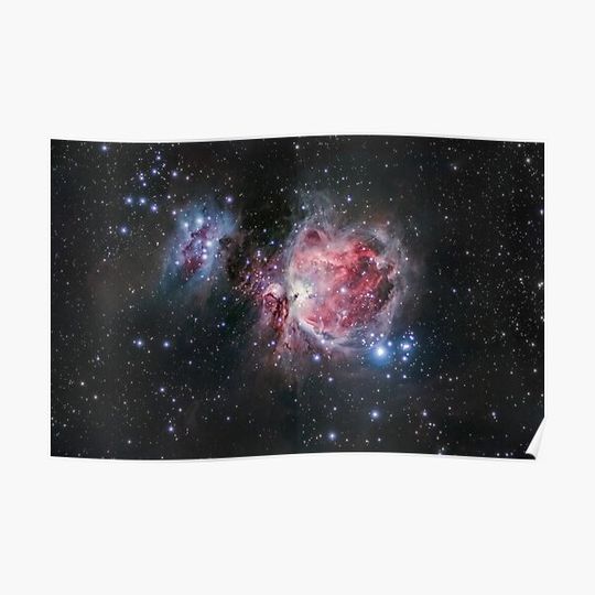 Discover The Orion Nebula Premium Matte Vertical Poster