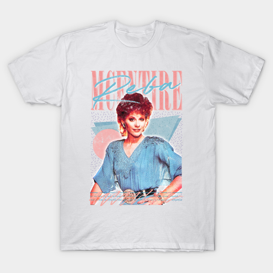 Discover Reba McEntire // Vintage Faded 80s Style Fan Design - Reba - T-Shirt