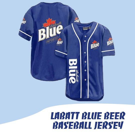 Discover Labatt Blue beer baseball jersey shirt - Jersey baseball