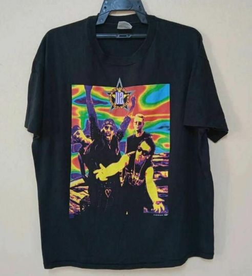 Discover 90s U2 Irish Rock Band Alternative Indie Zooropa Tour 1993 Shirt