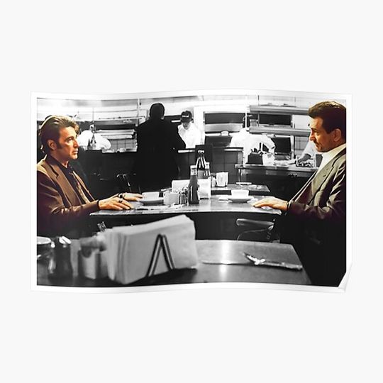 Discover Heat : The Coffee Shop Scene Premium Matte Vertical Poster