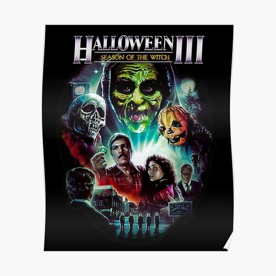 Discover Halloween III - Special Ed. Cover Art（1982）☆VHSGasm Video☆  | HORROR MERCH Premium Matte Vertical Poster