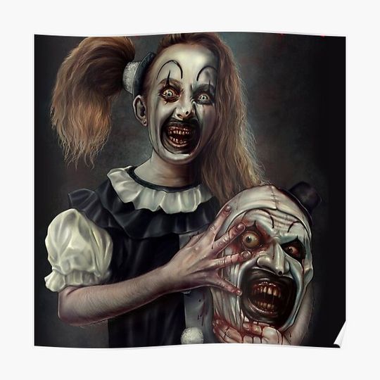 Discover Terrifier 2- The Little Pale Girl Premium Matte Vertical Poster