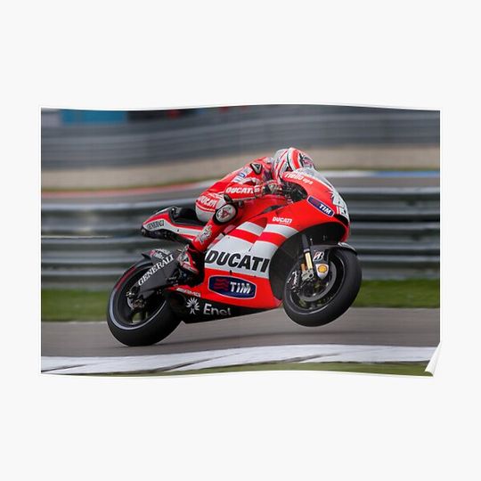 Discover Nicky Hayden at Assen 2011 Premium Matte Vertical Poster