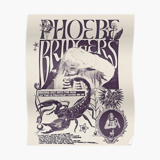 Discover Phoebe Bridgers "I Know The End" poster Premium Matte Vertical Poster