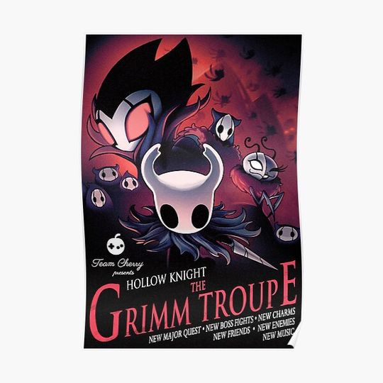 Discover hollow knight grimm troupe Premium Matte Vertical Poster