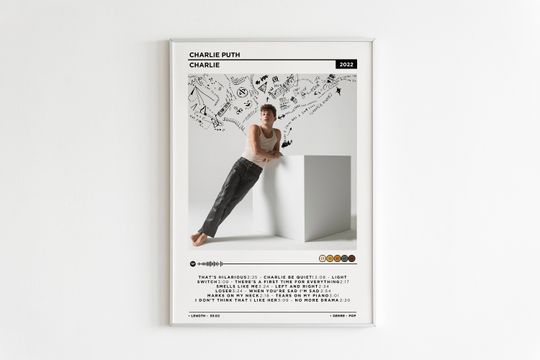 Discover Charlie Puth Album Poster Collection