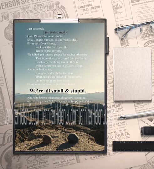 Discover Everything Everywhere All at Once Poster, Just Be a Rock Poster
