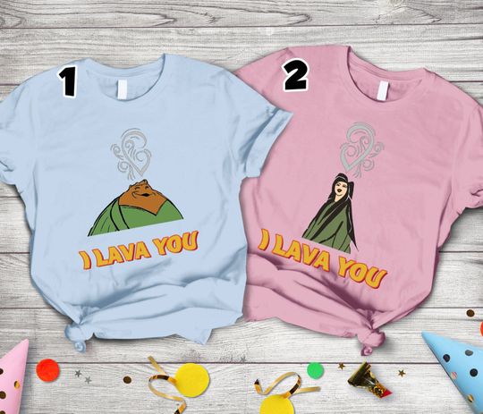 Discover Lava Film, I Lava You Shirt, Lele Shirt, Family Couple Shirt
