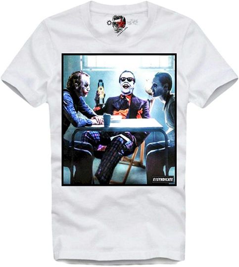 Discover Joker Evolution Heith Ledger Jack Nicholson Jared Leto Shirt
