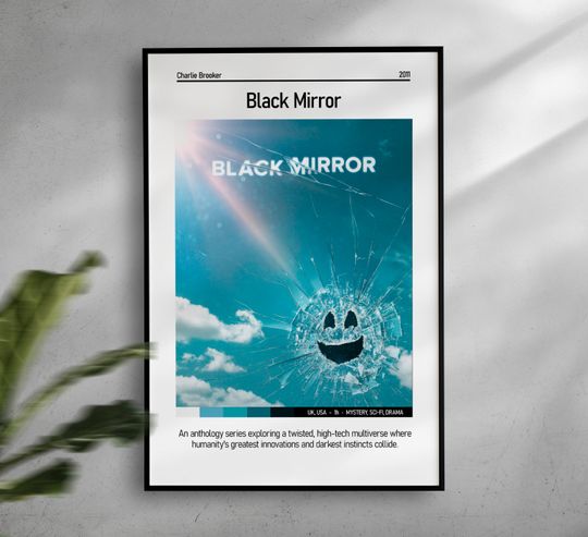 Discover Black Mirror, Black Mirror Tv Show Poster