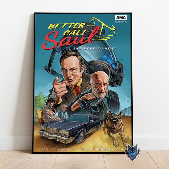 Discover Better Call Saul Poster, Saul Goodman Wall Art, Rolled Canvas Print, TV Series Poster Gift