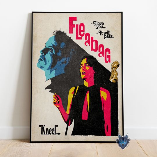 Discover Fleabag Poster, Phoebe Waller Bridge Wall Art, Rolled Canvas Print, TV Series Poster Gift