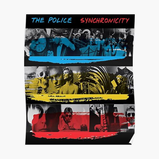 Discover Synchronicity  The Police Premium Matte Vertical Poster