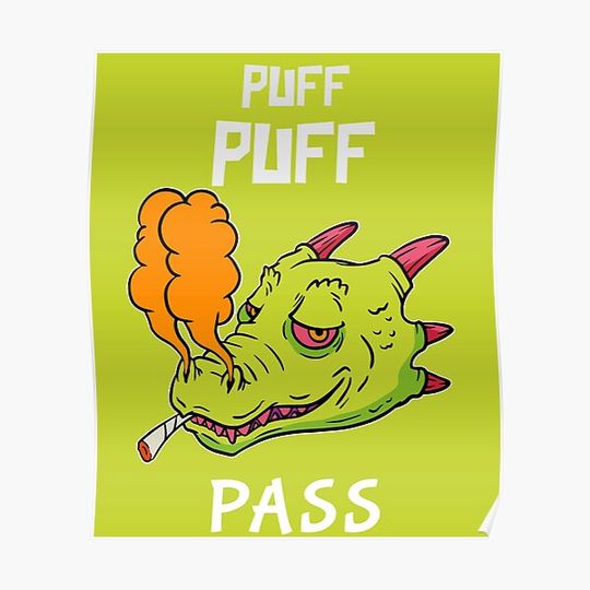 Discover Puff Puff Pass Premium Matte Vertical Poster