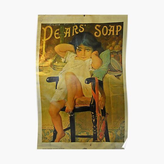 Discover Pears Soap Premium Matte Vertical Poster