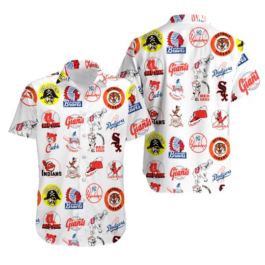 Discover Amazing vintage Baseball Hawaiian Shirt
