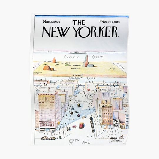 Discover The New Yorker Mar 29, 1976 Premium Matte Vertical Poster