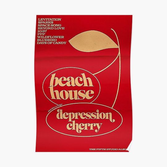 Discover depression cherry vintage Premium Matte Vertical Poster