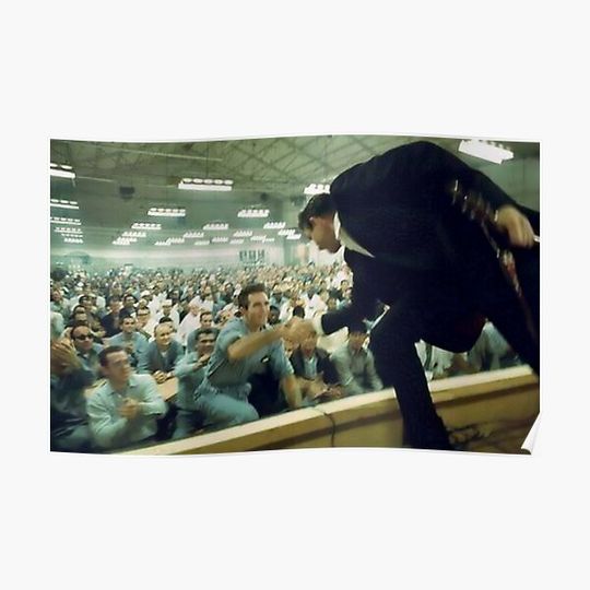 Discover Johnny Cash Folsom Prison 1968 Premium Matte Vertical Poster