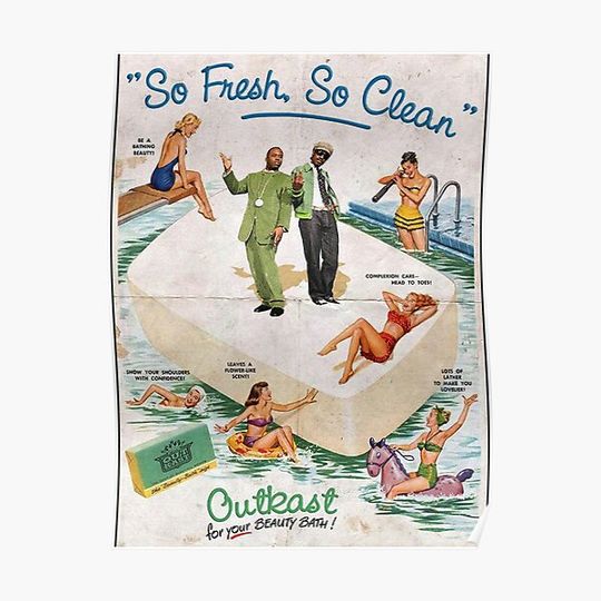Discover So Fresh So Clean Vintage Premium Matte Vertical Poster