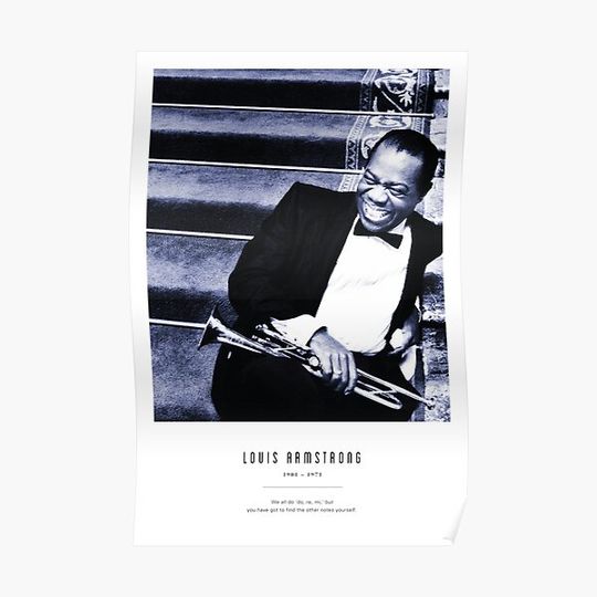 Discover Louis Armstrong Premium Matte Vertical Poster