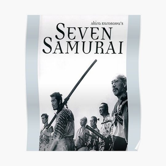 Discover Seven Samurai Premium Matte Vertical Poster