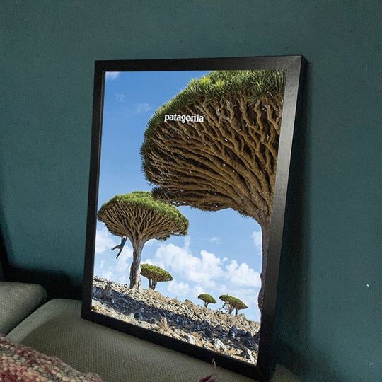 Discover Vintage Patagonia Magazine Art Poster