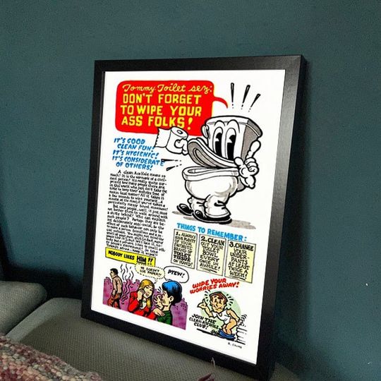 Discover Toilet Humour Poster Print