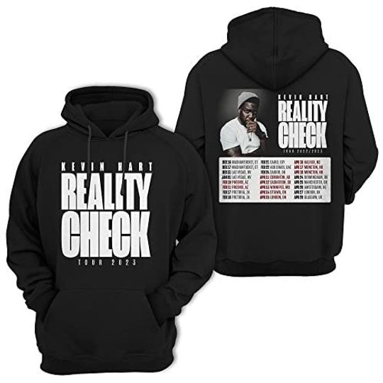 Discover Kevin 2023 Hart Unisex T-Shirt, Reality 2023 Check Tour