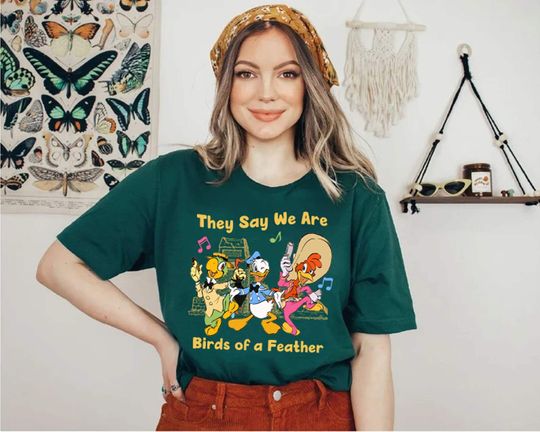 Discover The Three Caballeros T-shirt, Mexico Pavilion, Gran Fiesta Tour, We Sing and We Samba 3 Caballeros, Jose Carioca Panchito Pistoles Shirt