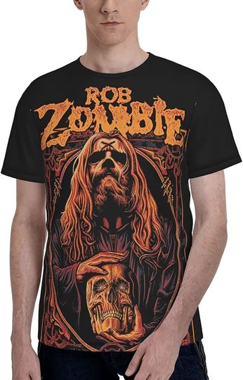 Discover Rob Zombie Men's Hell Billy Head T-Shirt
