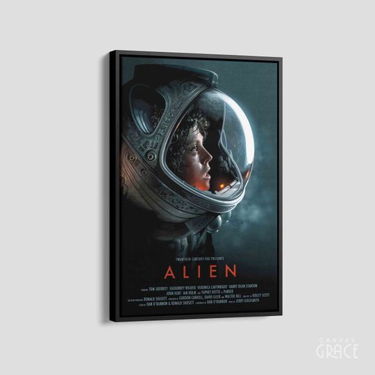 Discover Alien Poster, Alien Movie Canvas Poster