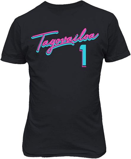 Discover Miami Team Fans Tua Tagovailoa Vice City Men's T-Shirt