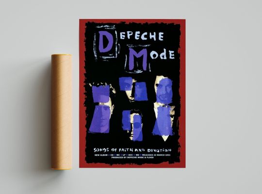 Discover Depeche mode band Poster, Music Poster, Wall Decoration, ArtPrint