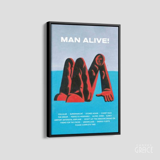 Discover King Krule Man Alive! Album Poster, King Krule Poster