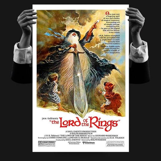 Discover Lord of the Rings Animated Cinema Poster