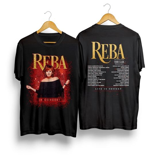 Discover Reba McEntire Shirt, Reba McEntire Live In Concert 2023 Tour