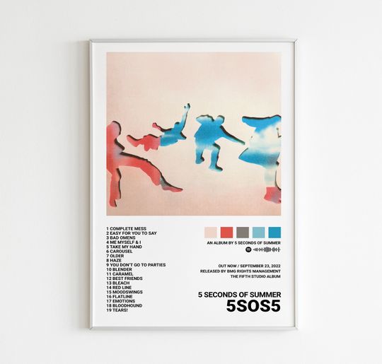 Discover 5 Seconds of Summer Posters / 5SOS5 Poster, Album Cover Poster