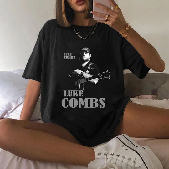 Discover Luke Combs World Tour Country Music Shirt, Combs Bullhead