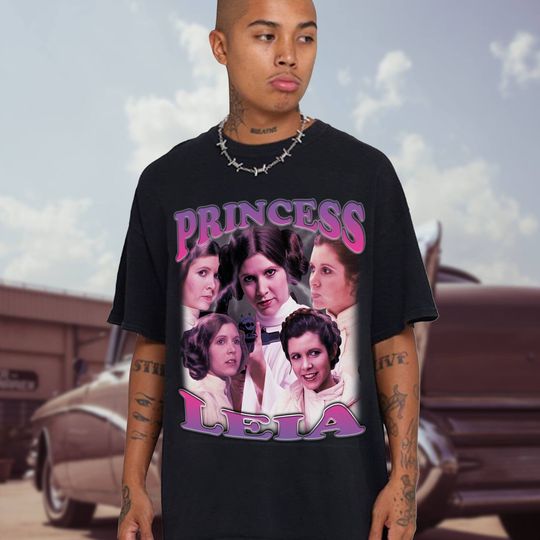 Discover Vintage Princess Leia Shirt - Homage Style Design
