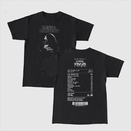 Discover Young Forever Nessa Barrett Shirt, Nessa Barrett