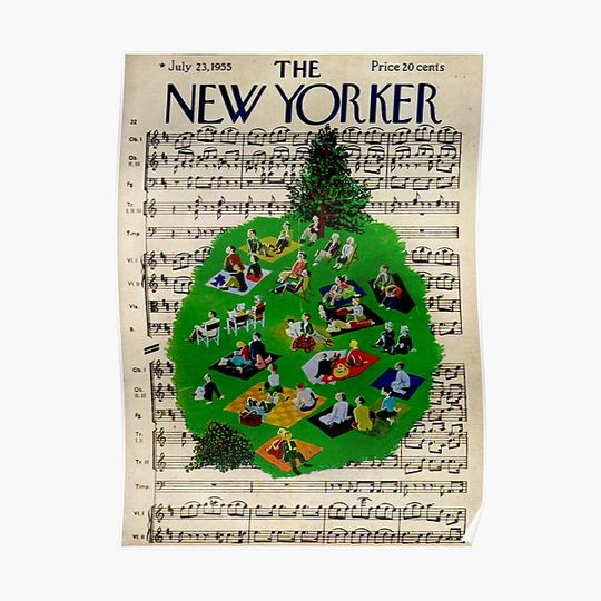 Discover The New Yorker - july 23 1955 Premium Matte Vertical Poster