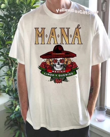 Discover Mana Shirts, Mana Tour 2023 T-Shirt