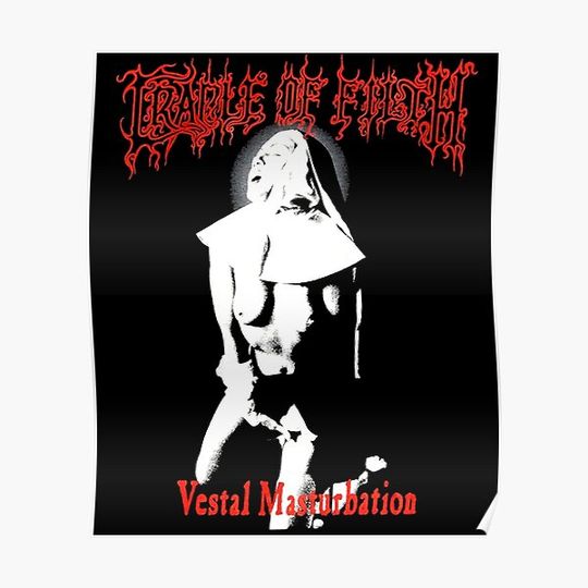 Discover Cradle of Filth Jesus is A C Shirt Premium Matte Vertical Poster