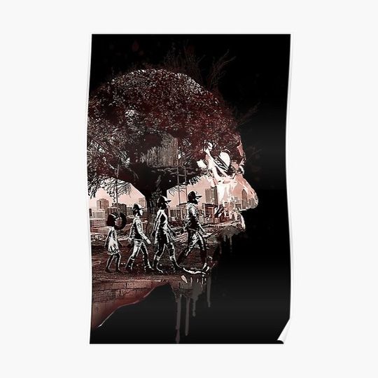 Discover The Walking Dead Game Definitive Edition Poster Premium Matte Vertical Poster